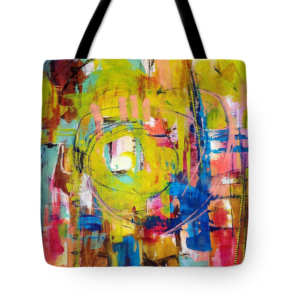 Katie Black Tote Bag featuring the painting Radical by Katie Black