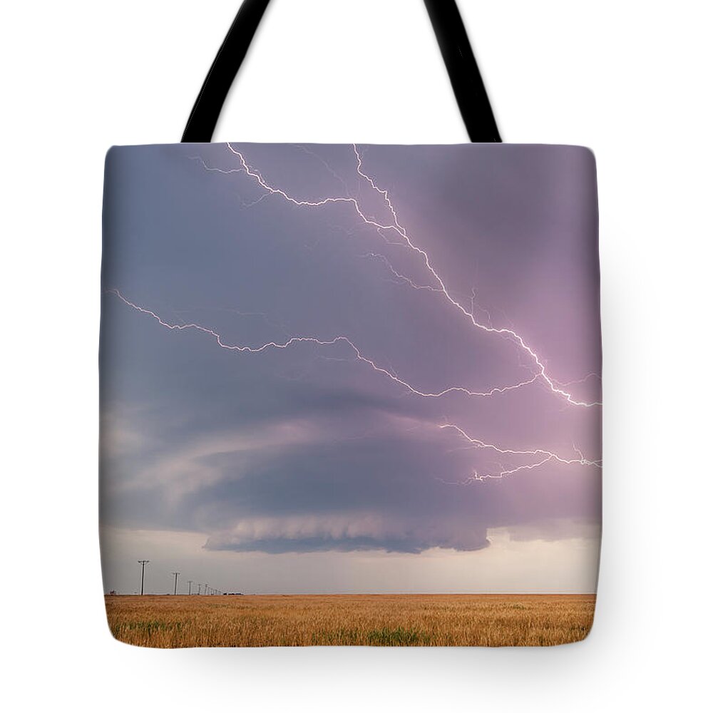 Scenics Tote Bag featuring the photograph Raging Sky by Www.dennisoswald.de