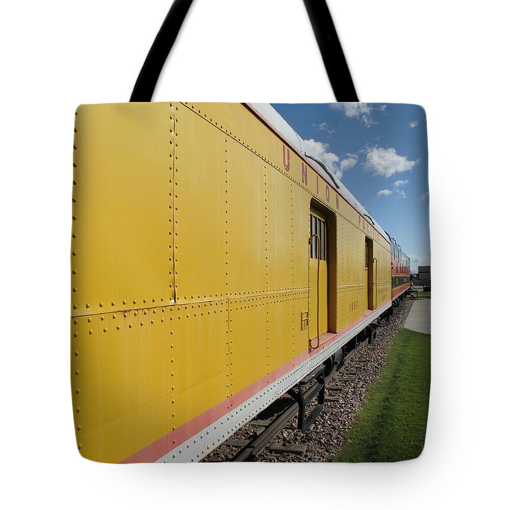 America Tote Bag featuring the photograph Railroad Train by Frank Romeo