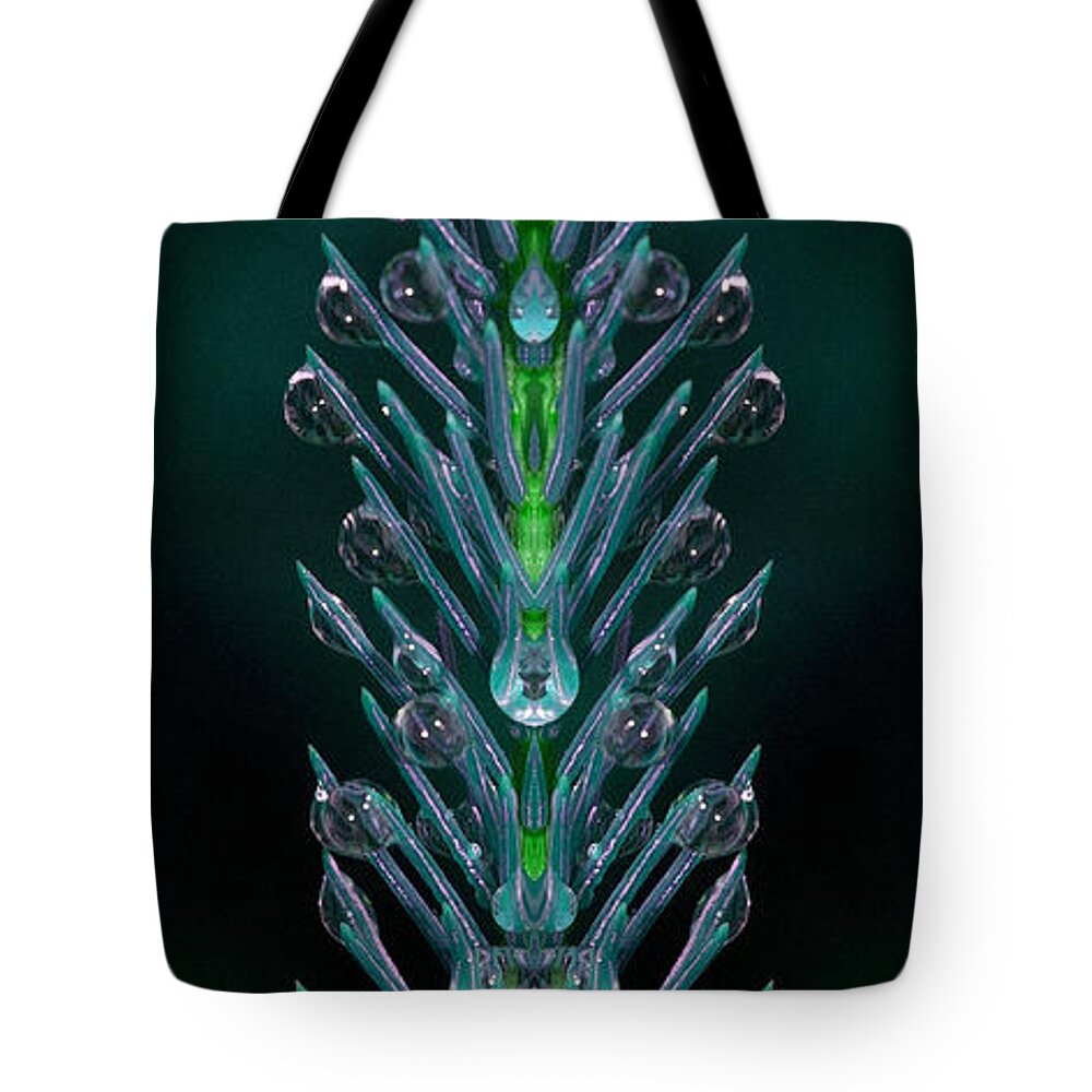 Rain Tote Bag featuring the photograph Rain Totem by WB Johnston