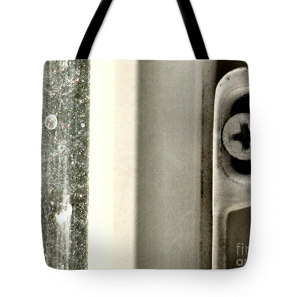 Abstract Tote Bag featuring the photograph Rainy Day by Rory Siegel