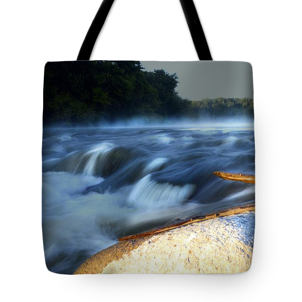 Rapids Tote Bag featuring the photograph Rapids by Bonfire Photography