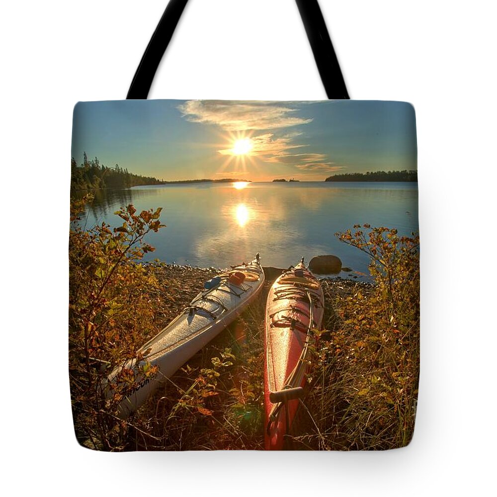 Isle Royale National Park Tote Bag featuring the photograph Ready To Go by Adam Jewell