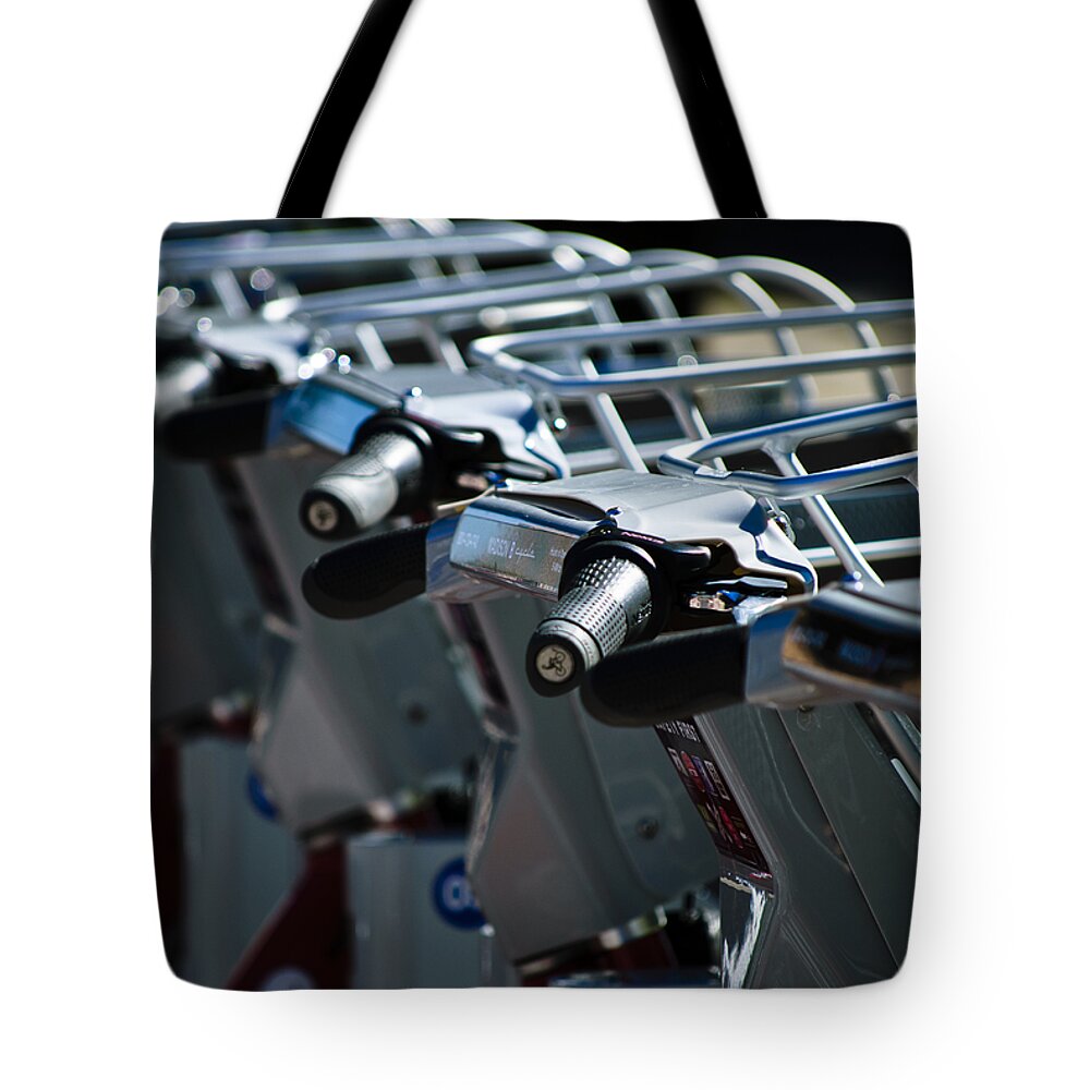 Bicycle Tote Bag featuring the photograph Ready to Ride by Christi Kraft