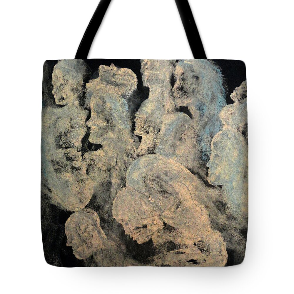 Katie Black Tote Bag featuring the painting Rebirth by Katie Black