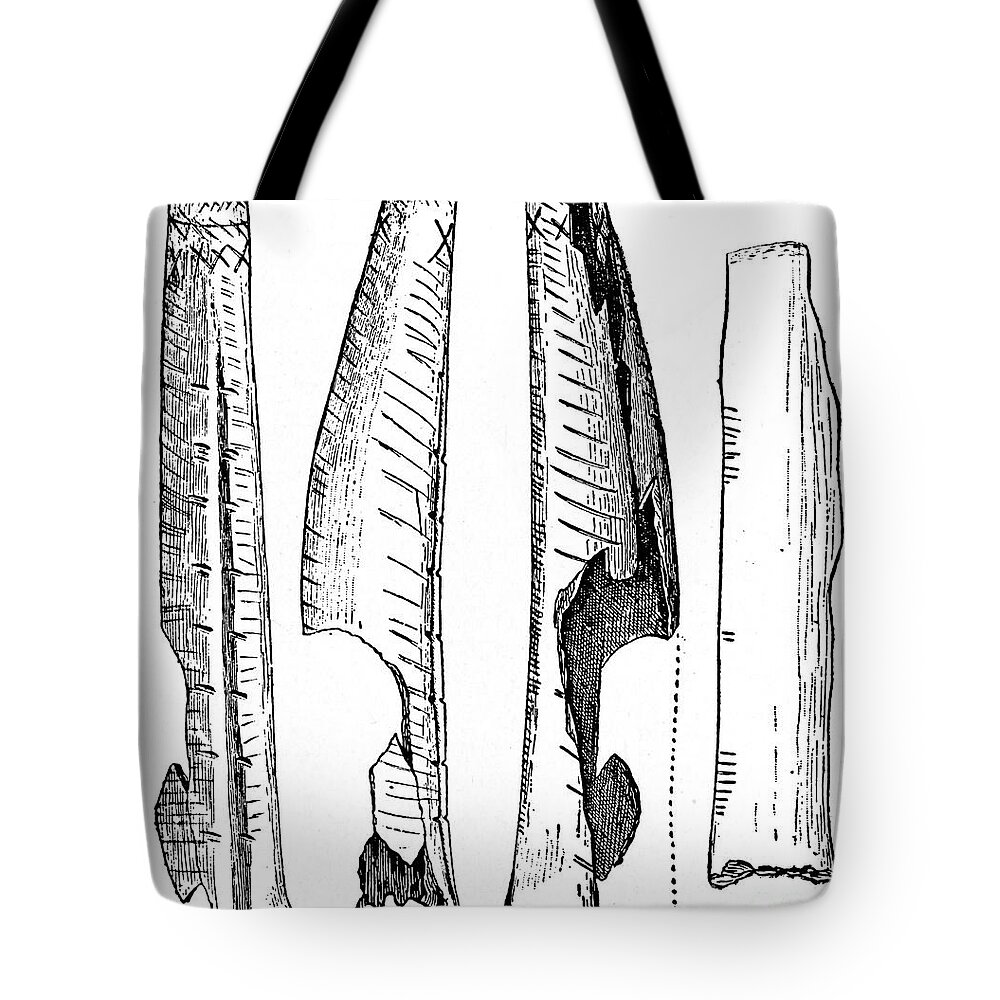 Historic Tote Bag featuring the photograph Receptacles For Paint, Early Upper by Wellcome Images