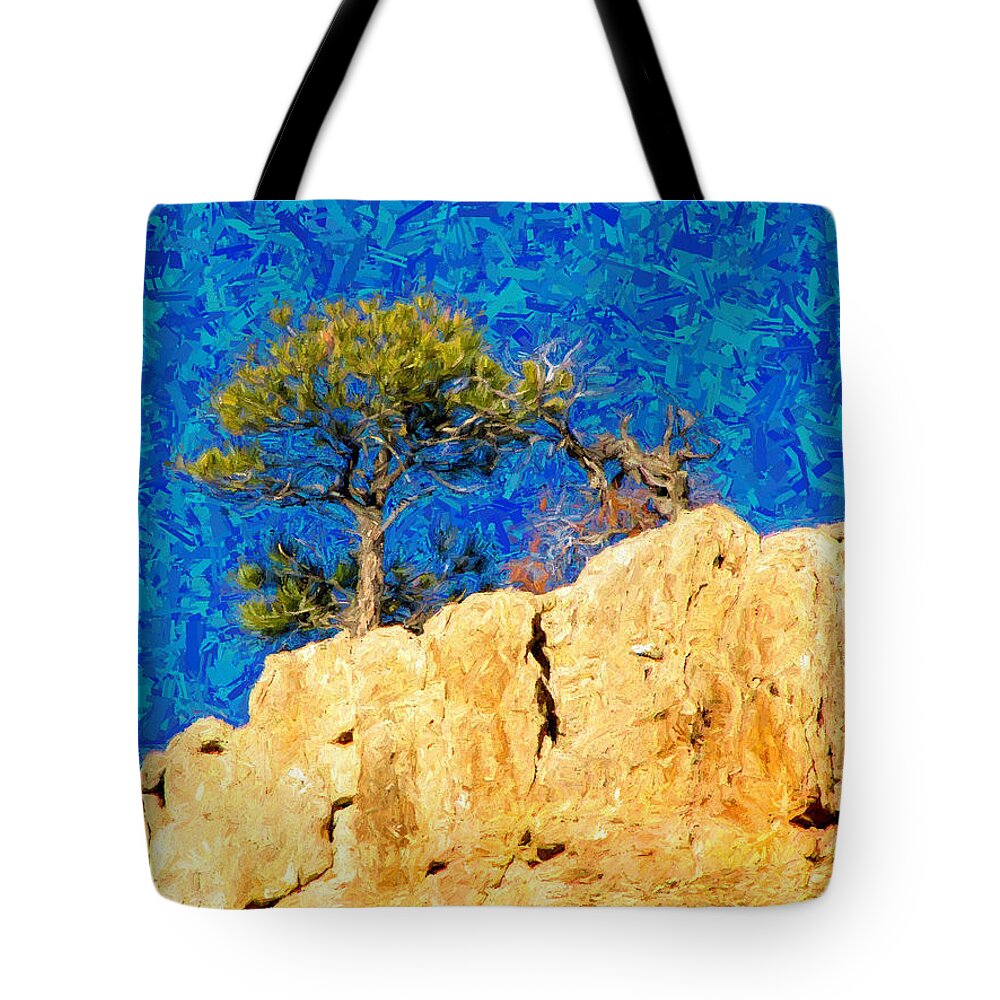 Red Canyon Tote Bag featuring the photograph Red Canyon - Dixie National Forest by Helaine Cummins
