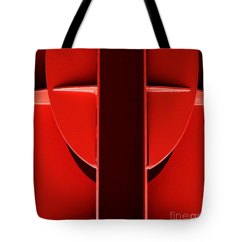 Newel Hunter Tote Bag featuring the photograph Red by Newel Hunter
