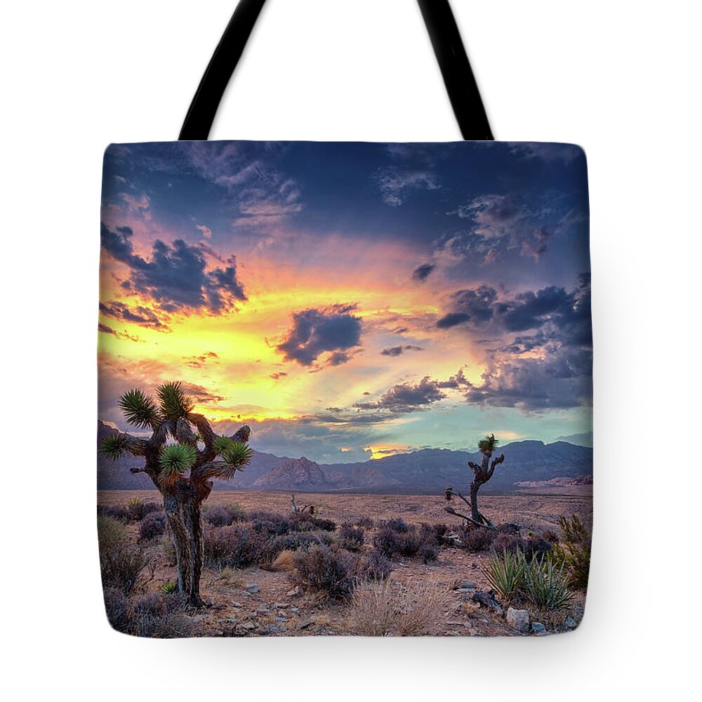 Scenics Tote Bag featuring the photograph Red Rock Canyon by Eddie Lluisma