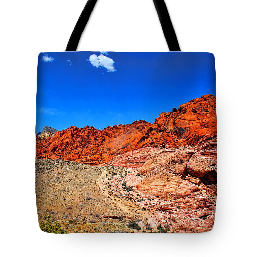 Red Rock Canyon Tote Bag featuring the photograph Red Rock Canyon by Mariola Bitner