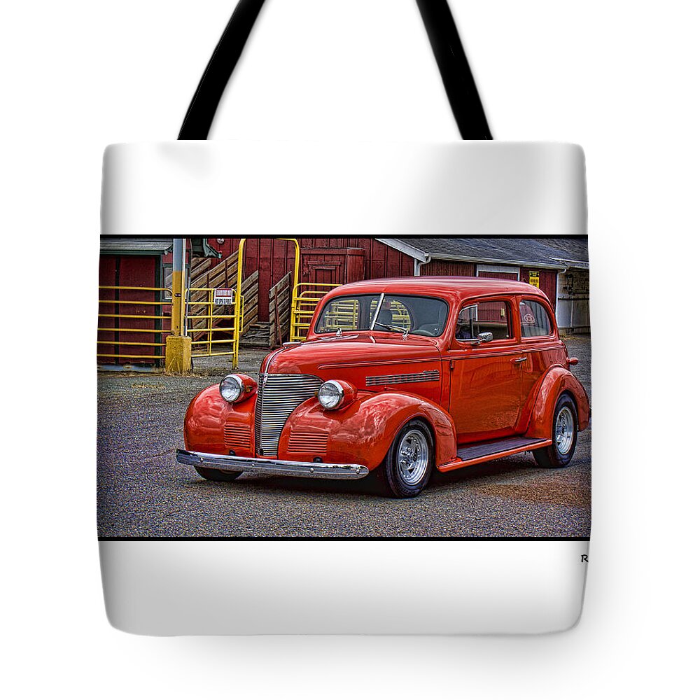 Red Tote Bag featuring the photograph Red Rod by Ron Roberts