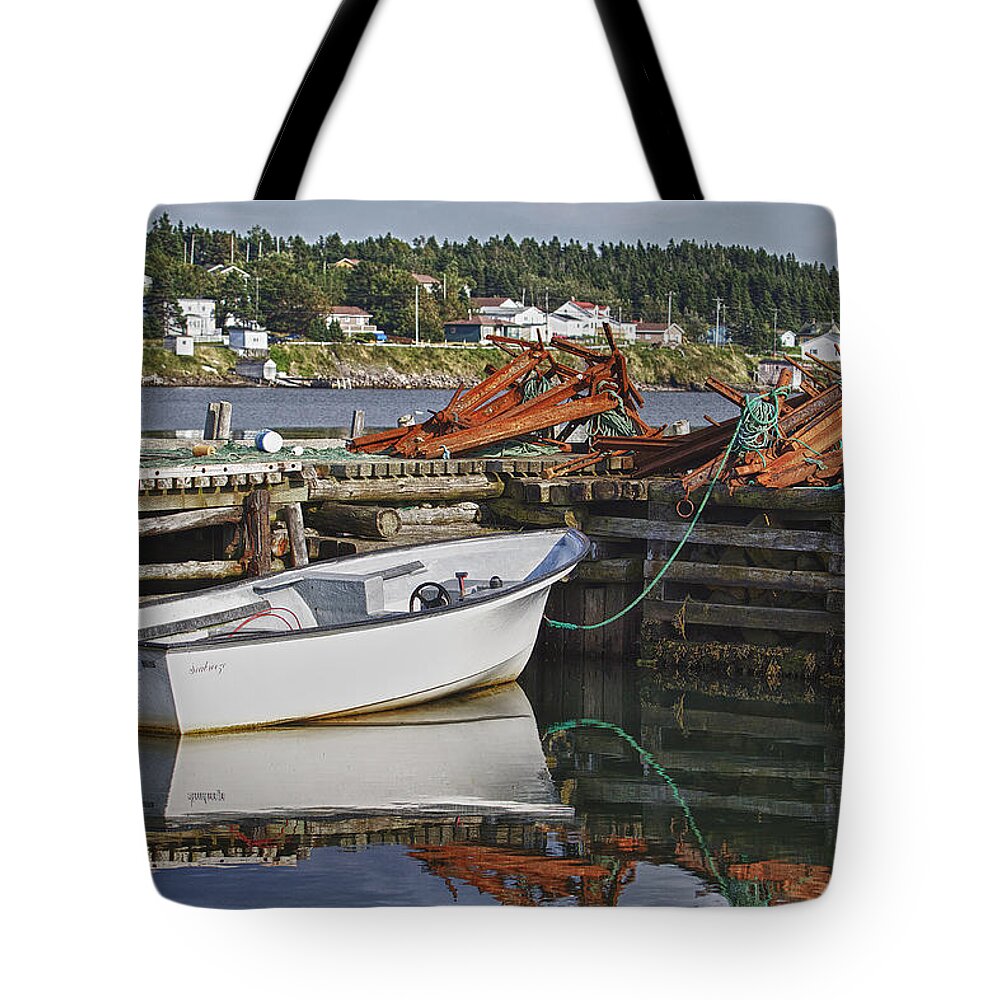Dildo Tote Bag featuring the photograph Reflections by Eunice Gibb