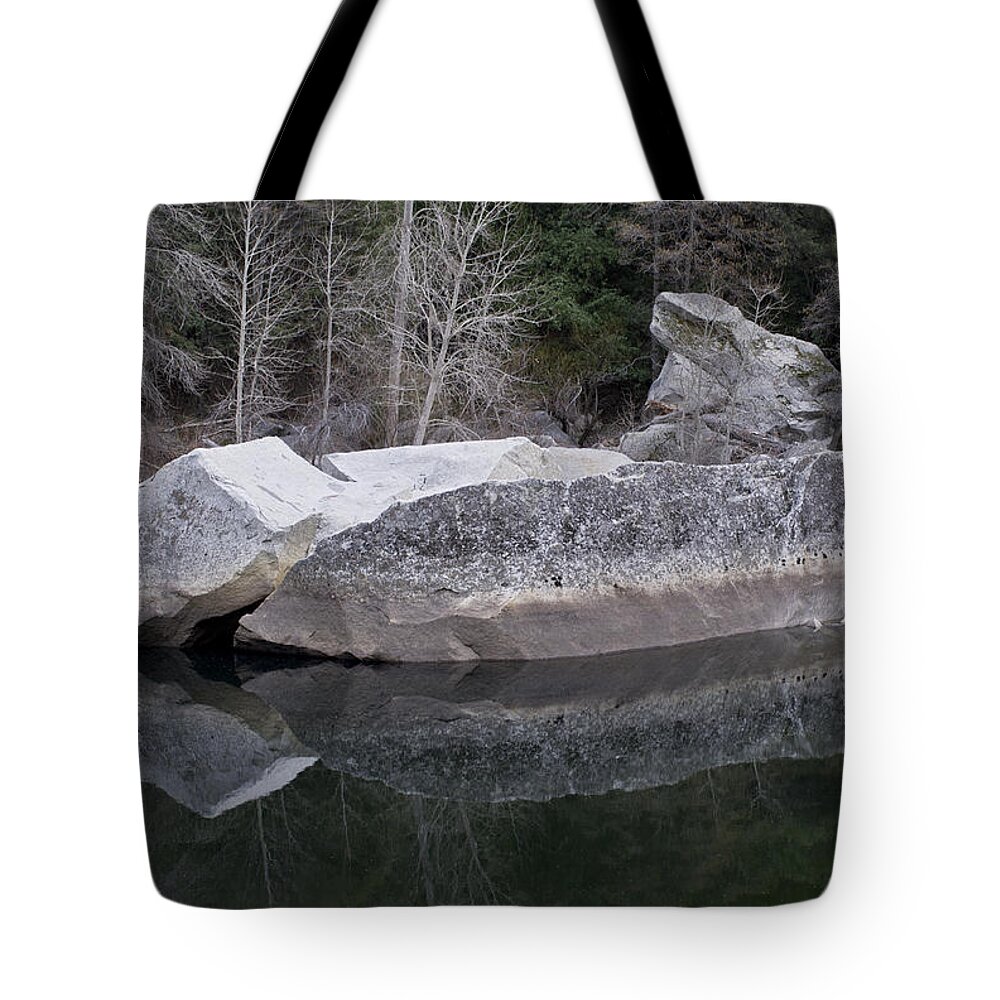Yosemite Tote Bag featuring the photograph Reflections by Priya Ghose