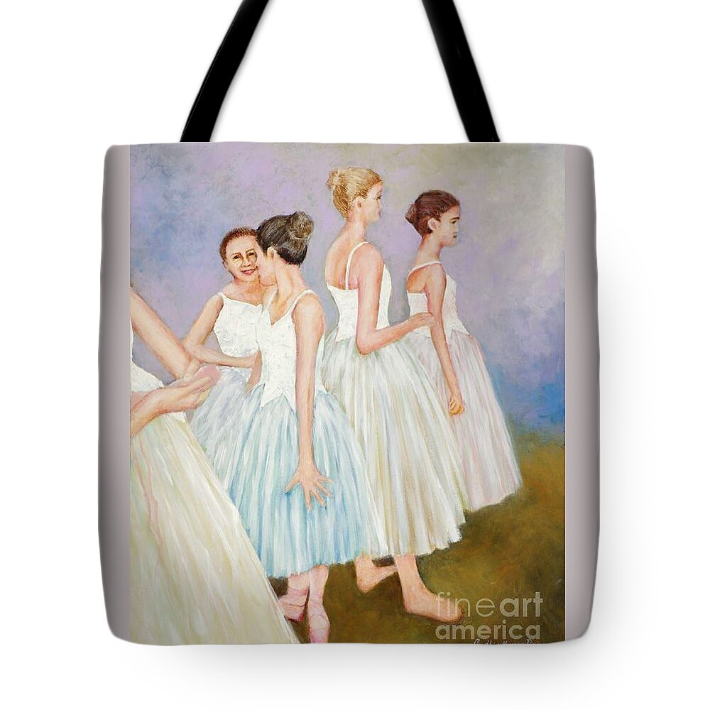 Degas Tote Bag featuring the painting Rehearsal by Cynthia Parsons