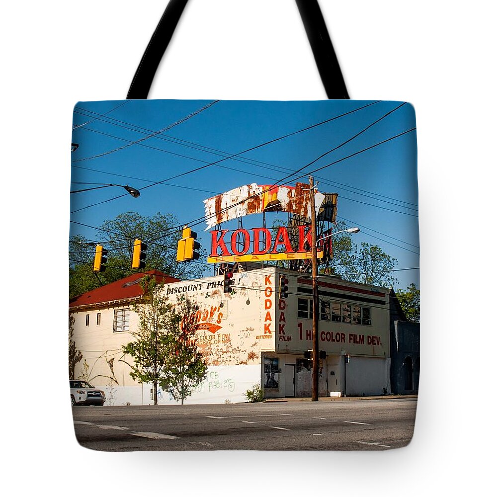 Kodak Tote Bag featuring the photograph Remember When? by Robert L Jackson