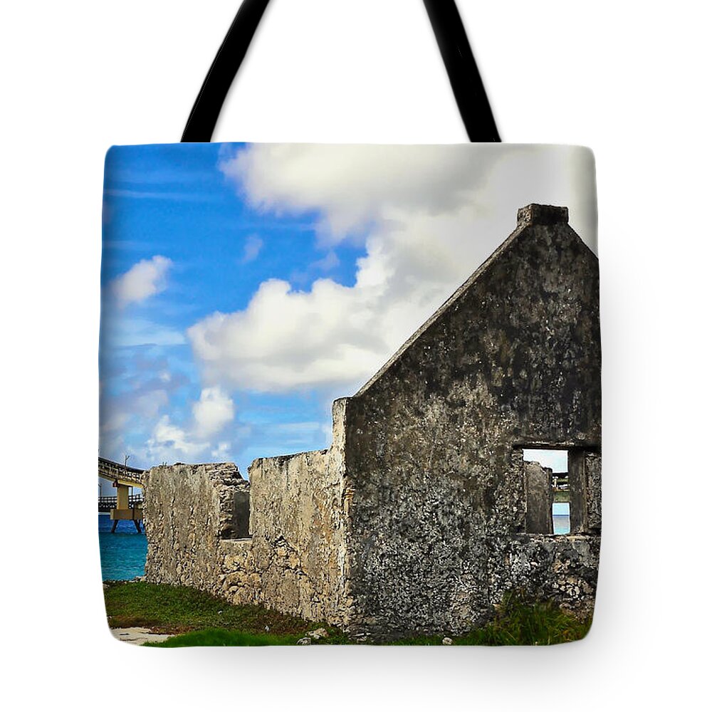 Slave Hut Tote Bag featuring the photograph Repressive Past by Britt Runyon