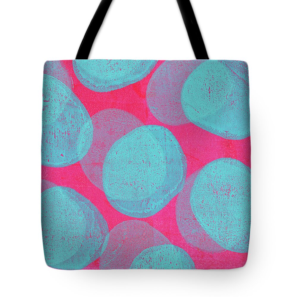 Art Tote Bag featuring the photograph Retro Handmade Background With Pink And by Andipantz