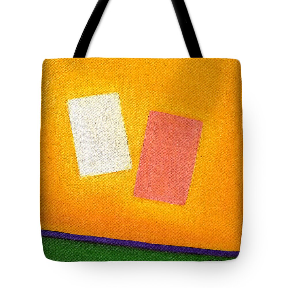 Return Of Lost Parts Tote Bag featuring the painting Return of Lost Parts by Judith Chantler