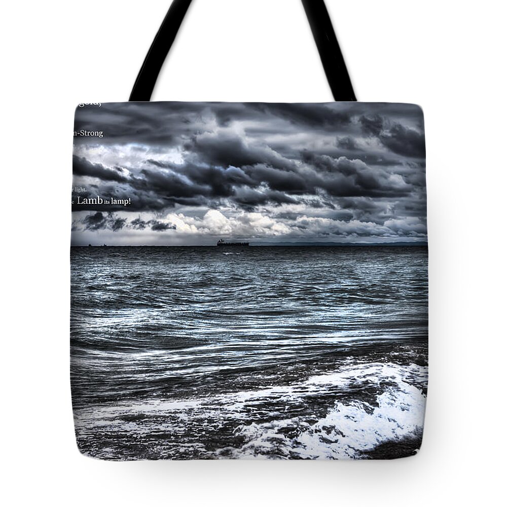 Evie Tote Bag featuring the photograph Revelation 21 21 by Evie Carrier