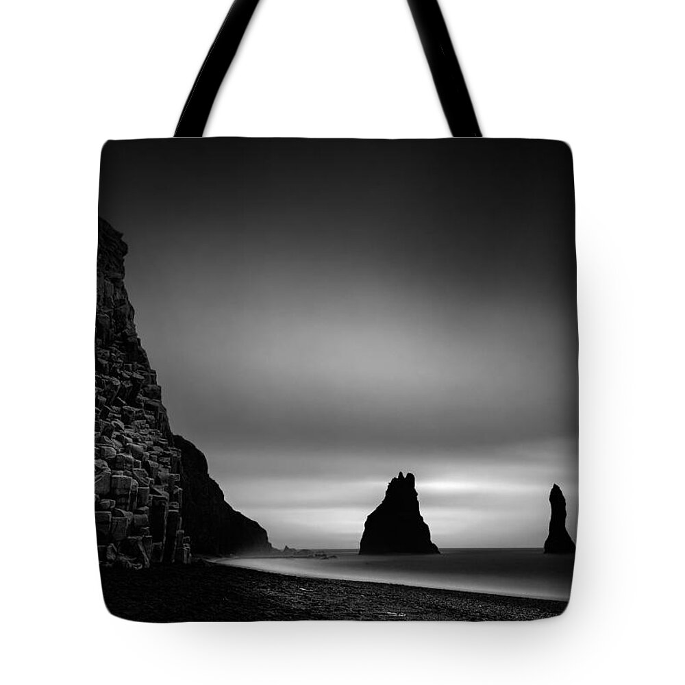 Beach Tote Bag featuring the photograph Reynisfjara by Ian Good