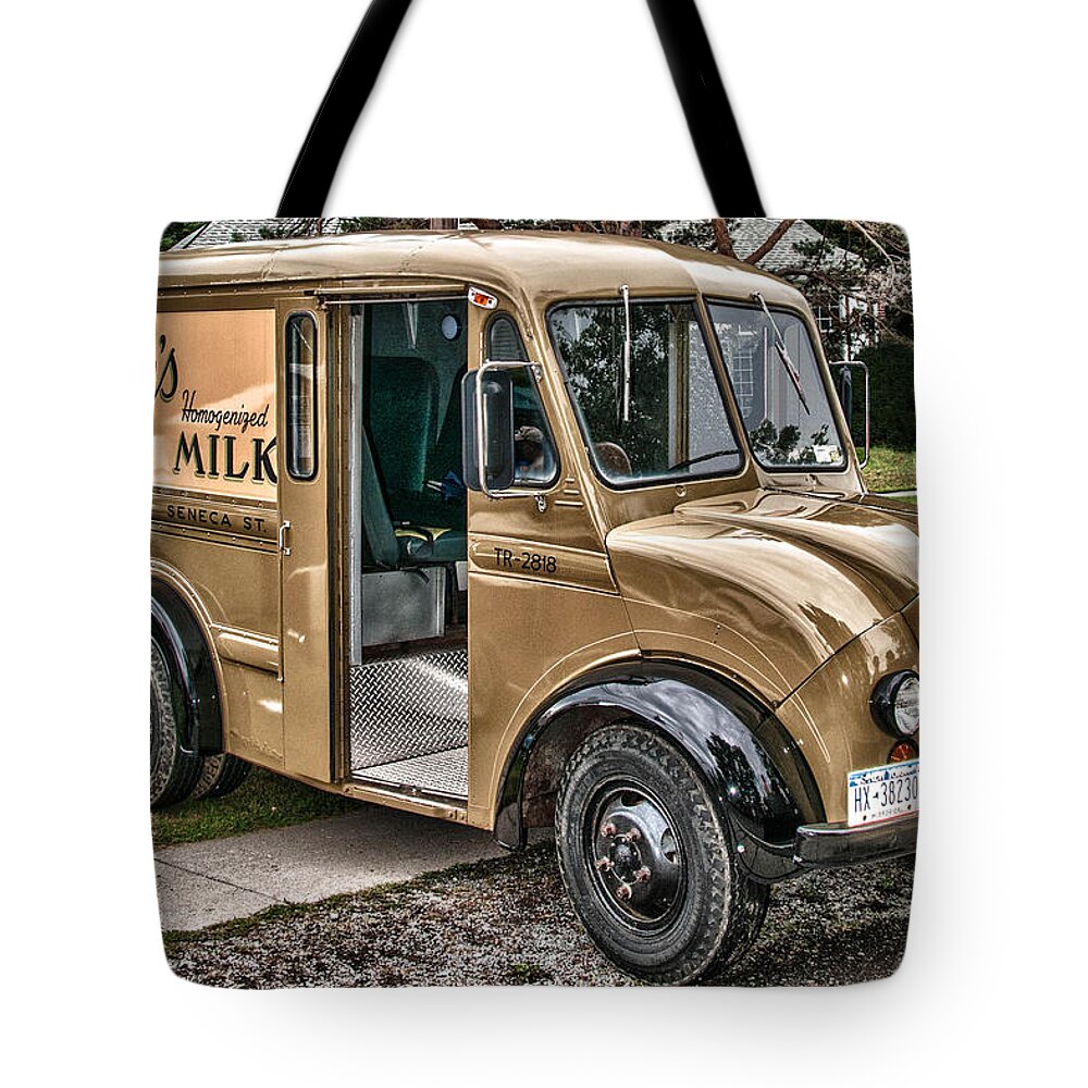 Guy Whiteley Photography Tote Bag featuring the photograph Rich's Milk by Guy Whiteley