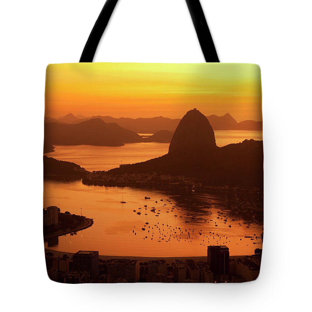 Scenics Tote Bag featuring the photograph Rio De Janeiro General View by Brasil2