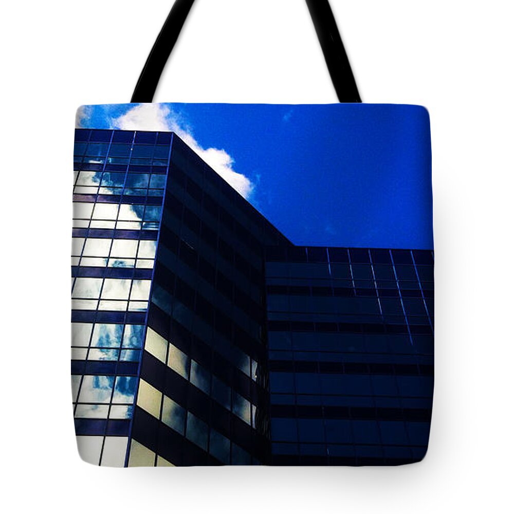 Jamie Lynn Gabrich Tote Bag featuring the photograph Ripple - Blue by JamieLynn Warber