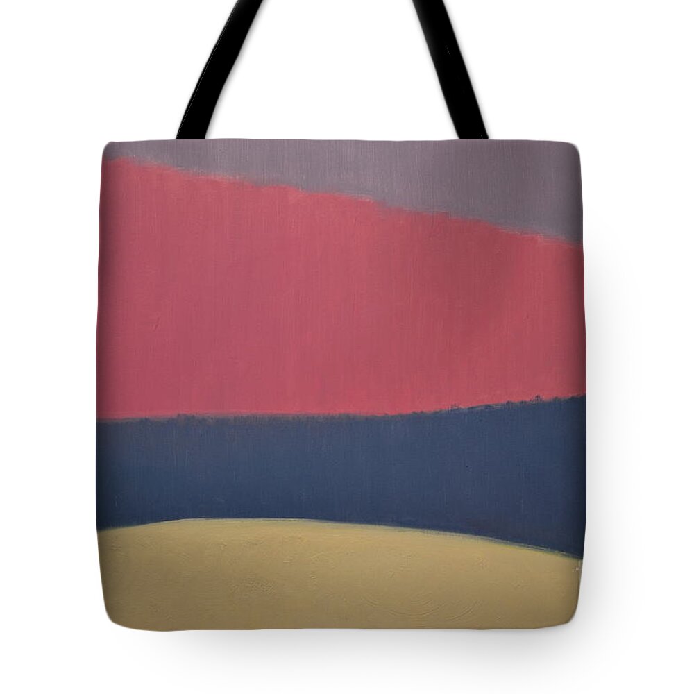 Abstract Tote Bag featuring the painting River by Karen Francis