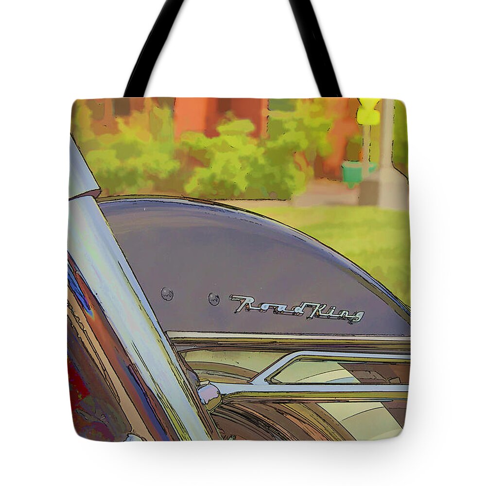 Motorcycle Tote Bag featuring the photograph Road King by Jerry Nettik