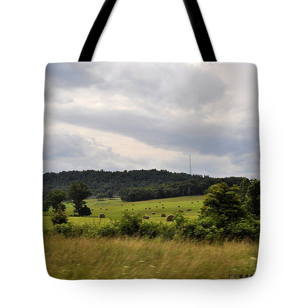 Mountains Tote Bag featuring the photograph Road Trip 2012 by Verana Stark