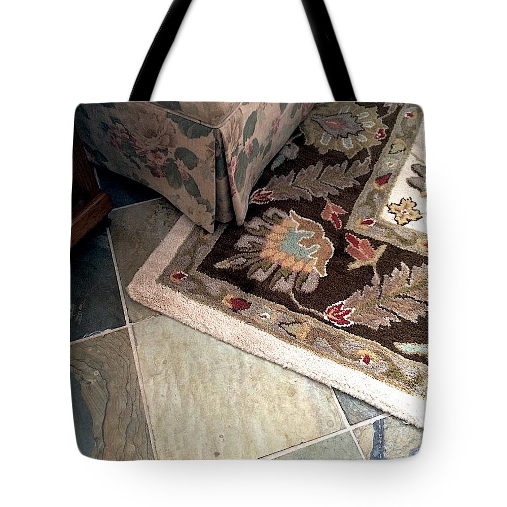 Floor Tote Bag featuring the photograph Rock by Joseph Yarbrough