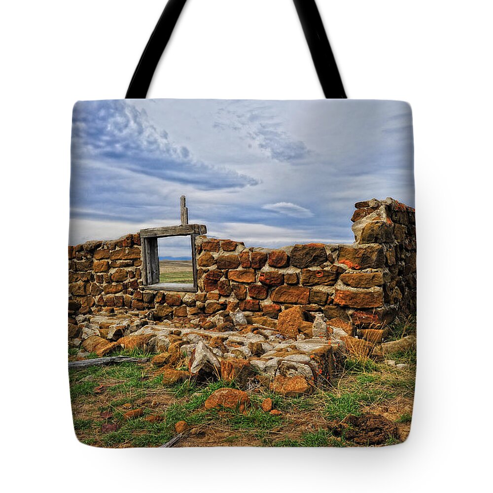 Old Homestead Tote Bag featuring the photograph Rock Hills Prairie by Amanda Smith