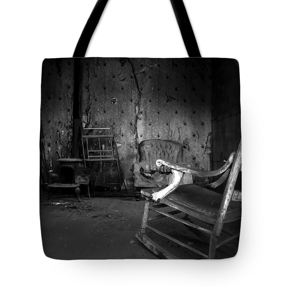 California Tote Bag featuring the photograph Rocking Chair by Cat Connor