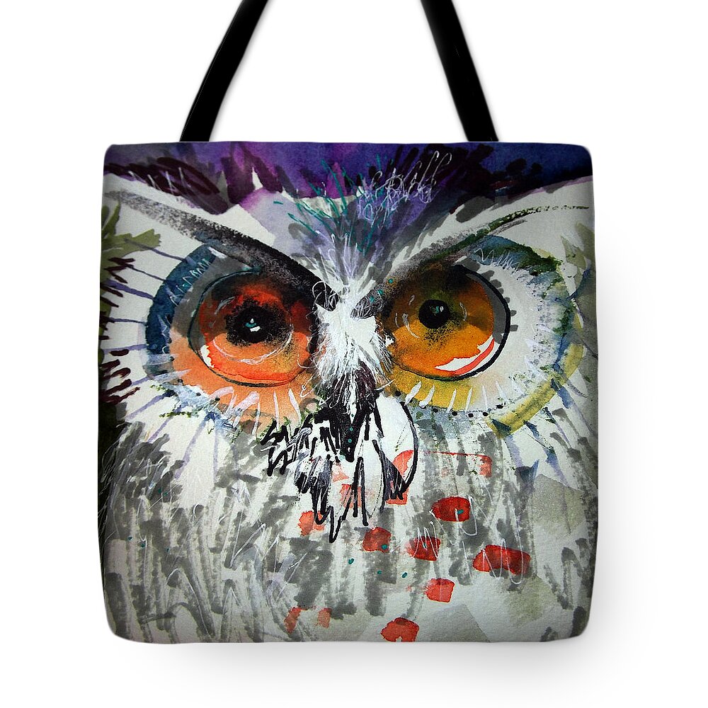 Moon Tote Bag featuring the painting Roco 3 by Laurel Bahe
