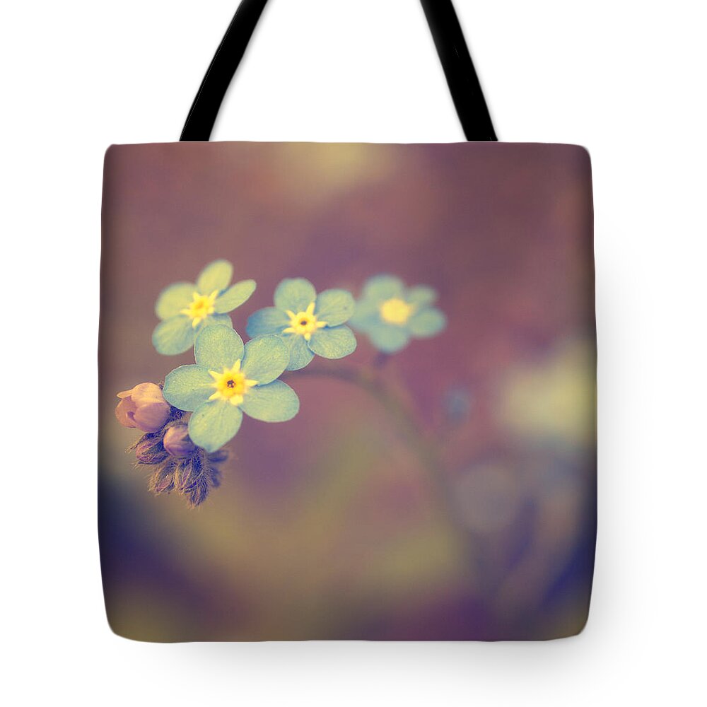 Forget-me-not Tote Bag featuring the photograph Romance by Yuka Kato