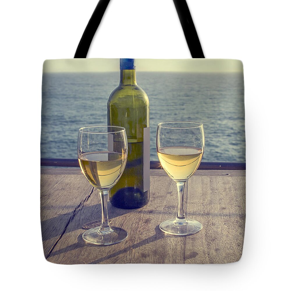 Romance Tote Bag featuring the photograph Romantic drinks by Patricia Hofmeester