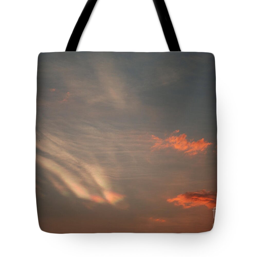 Sky Tote Bag featuring the photograph Romantic sky #1 by Kiran Joshi