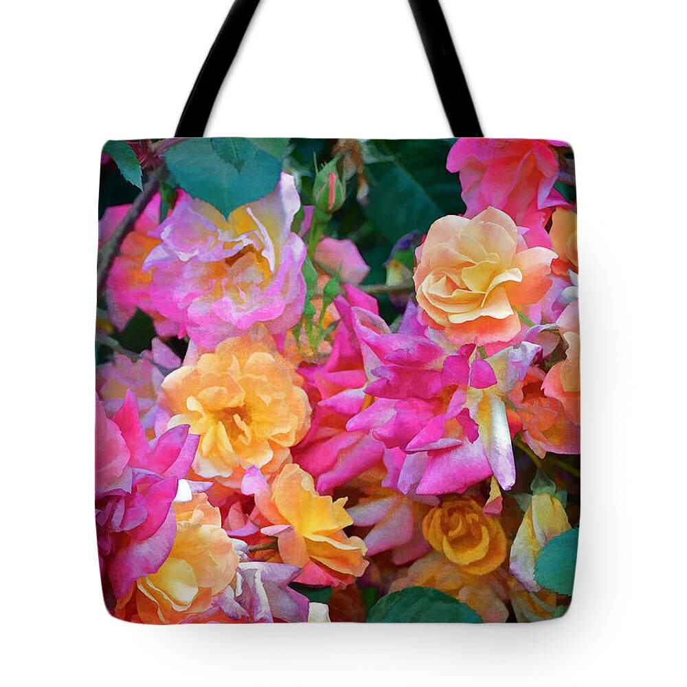 Floral Tote Bag featuring the photograph Rose 304 by Pamela Cooper