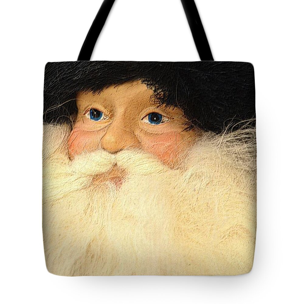 Christmas Tote Bag featuring the photograph Russian Santa by Nadalyn Larsen