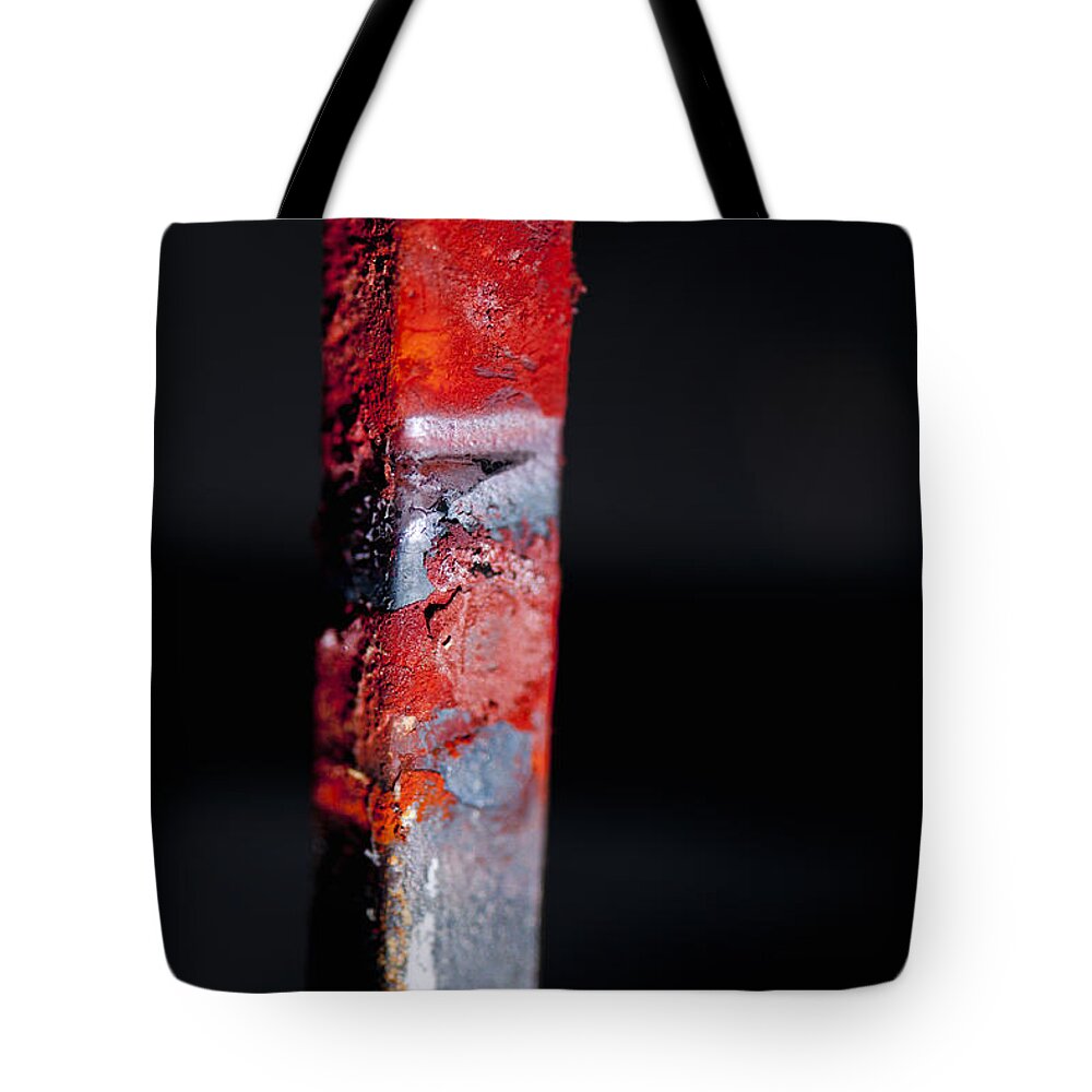 Abstract Tote Bag featuring the photograph Rust Abstract IV by Stephen Anderson