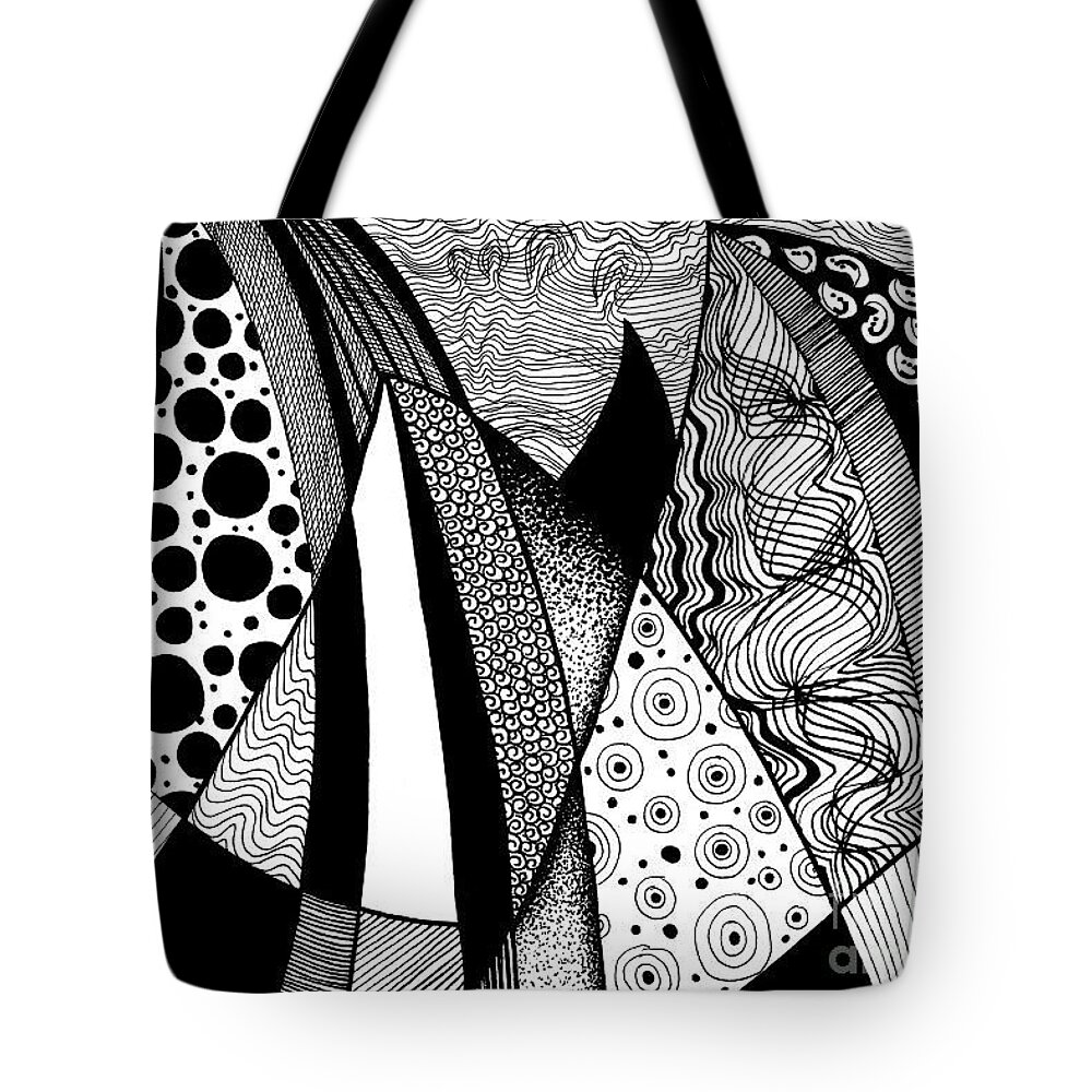 Sailing Tote Bag featuring the drawing Sail Away by Lynellen Nielsen