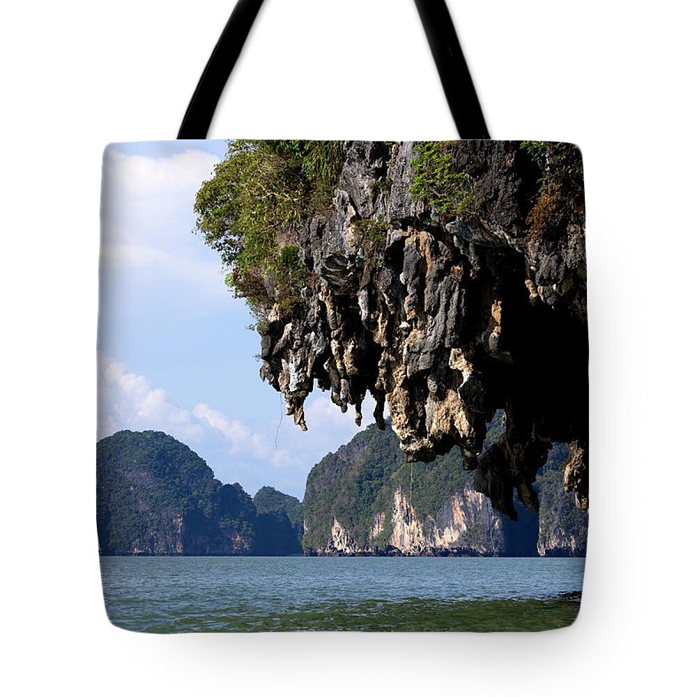 Southeast Asia Tote Bag featuring the photograph Sailing Sailboat Phuket Province Phang by Laughingmango