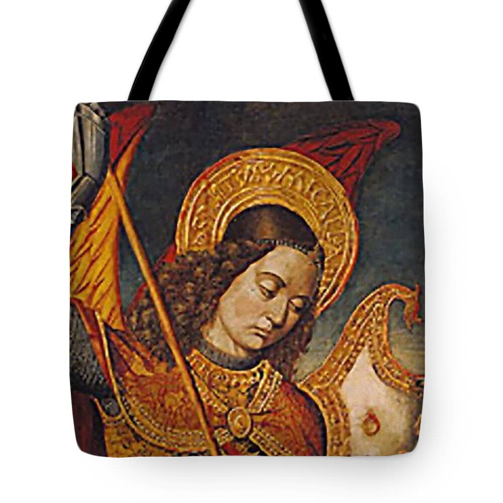 Rod Tote Bag featuring the photograph Saint Michael by Matteo TOTARO