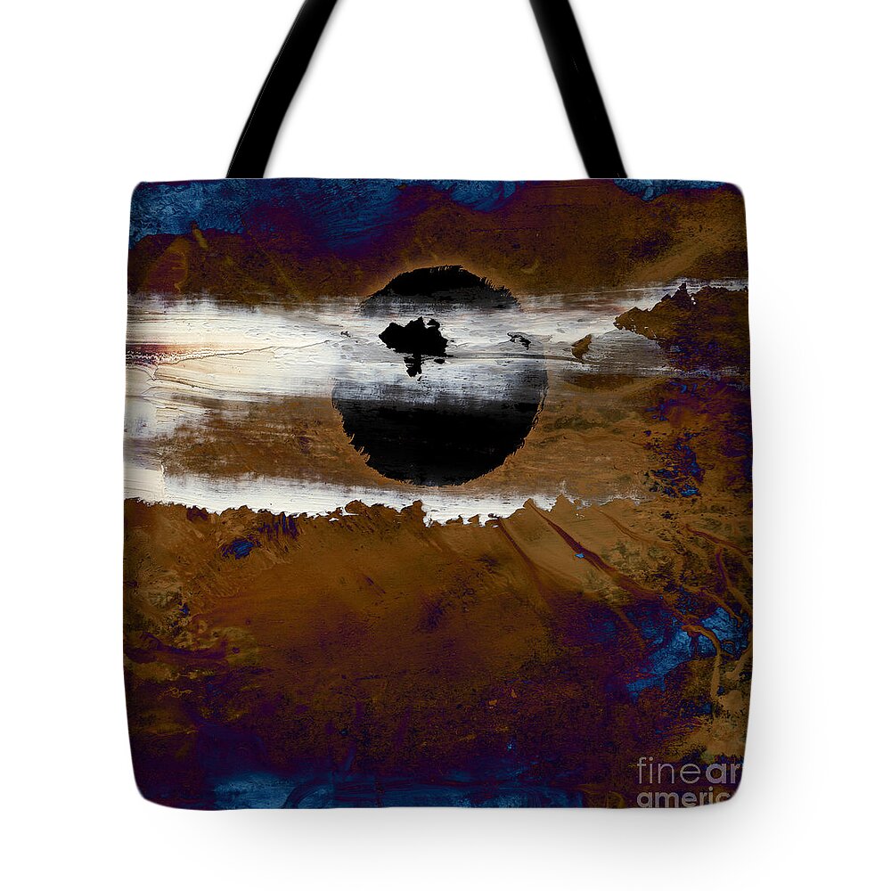 Abstract Tote Bag featuring the painting Samhain I. Winter Approaching by Paul Davenport