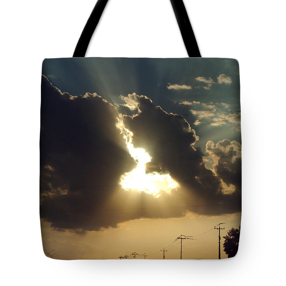 San Antonio Tote Bag featuring the photograph San Antonio Sunset by Peter Piatt