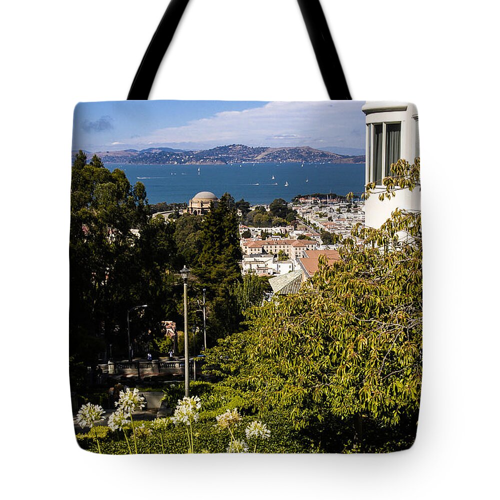 Apartment Tote Bag featuring the photograph San Francisco Bay by Mark Llewellyn