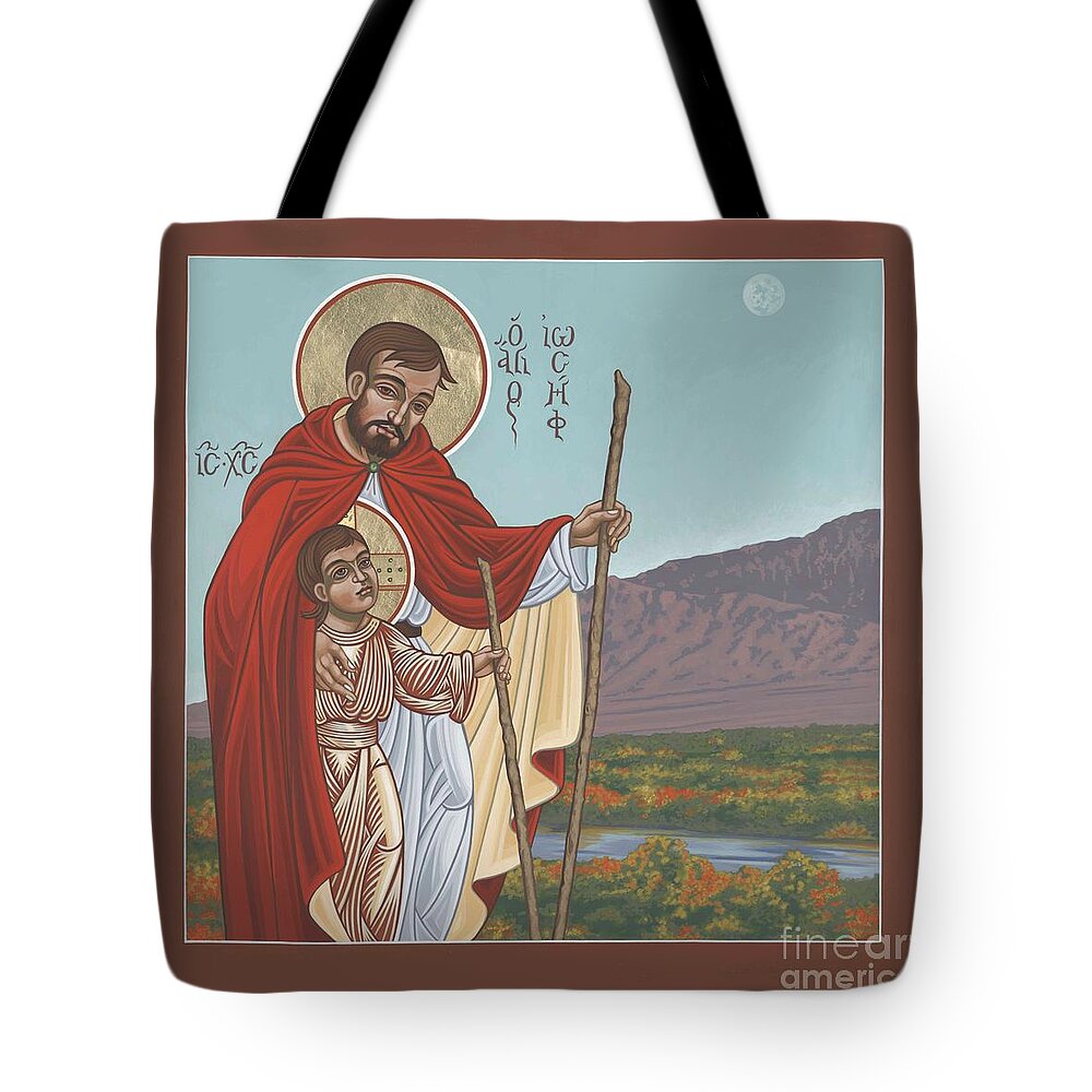 San Jose Tote Bag featuring the painting San Jose en el Rio Grande 268 by William Hart McNichols