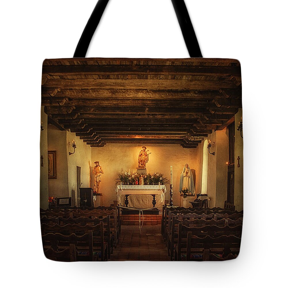 Church Tote Bag featuring the photograph Sanctuary by Priscilla Burgers