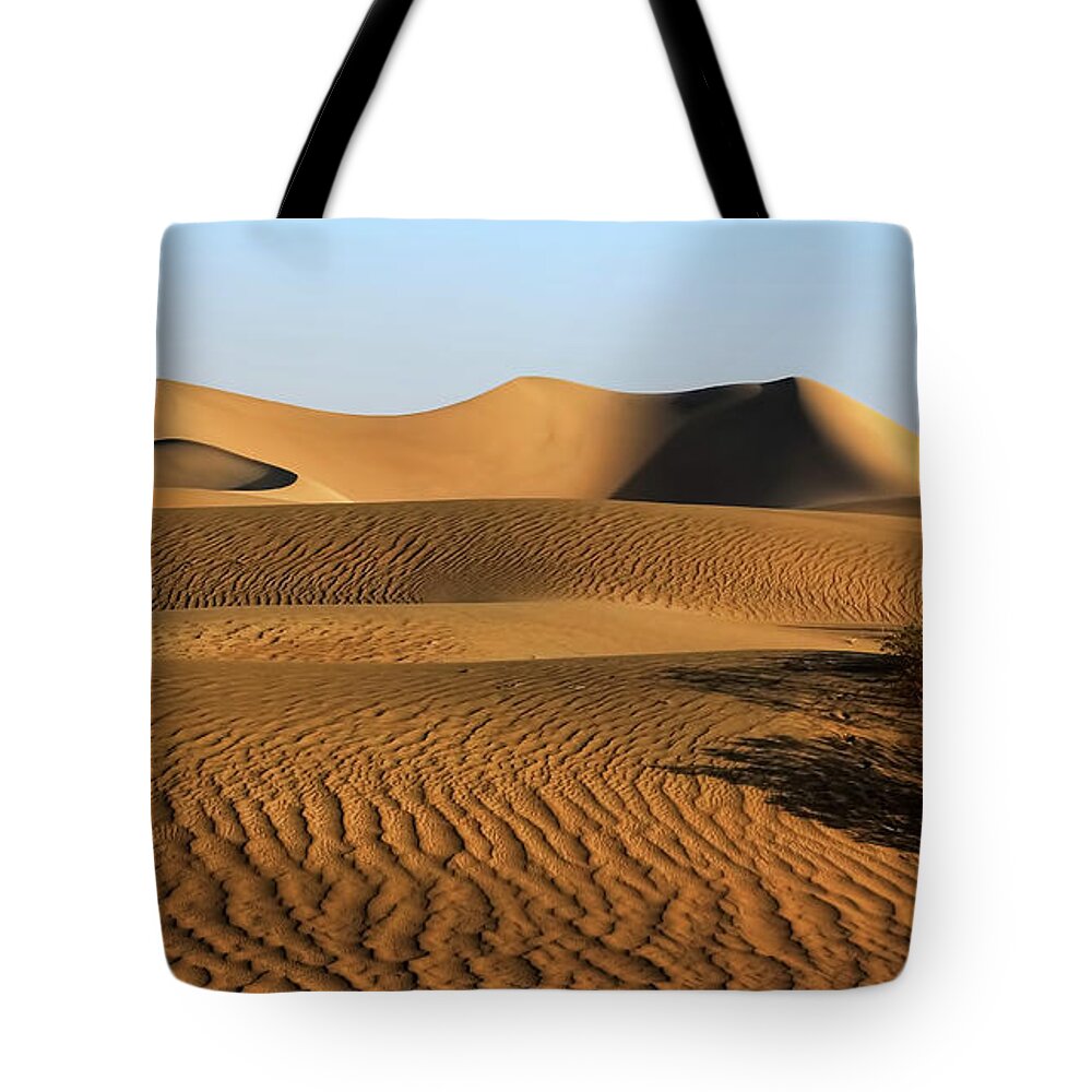 Tranquility Tote Bag featuring the photograph Sand Dunes by David Toussaint