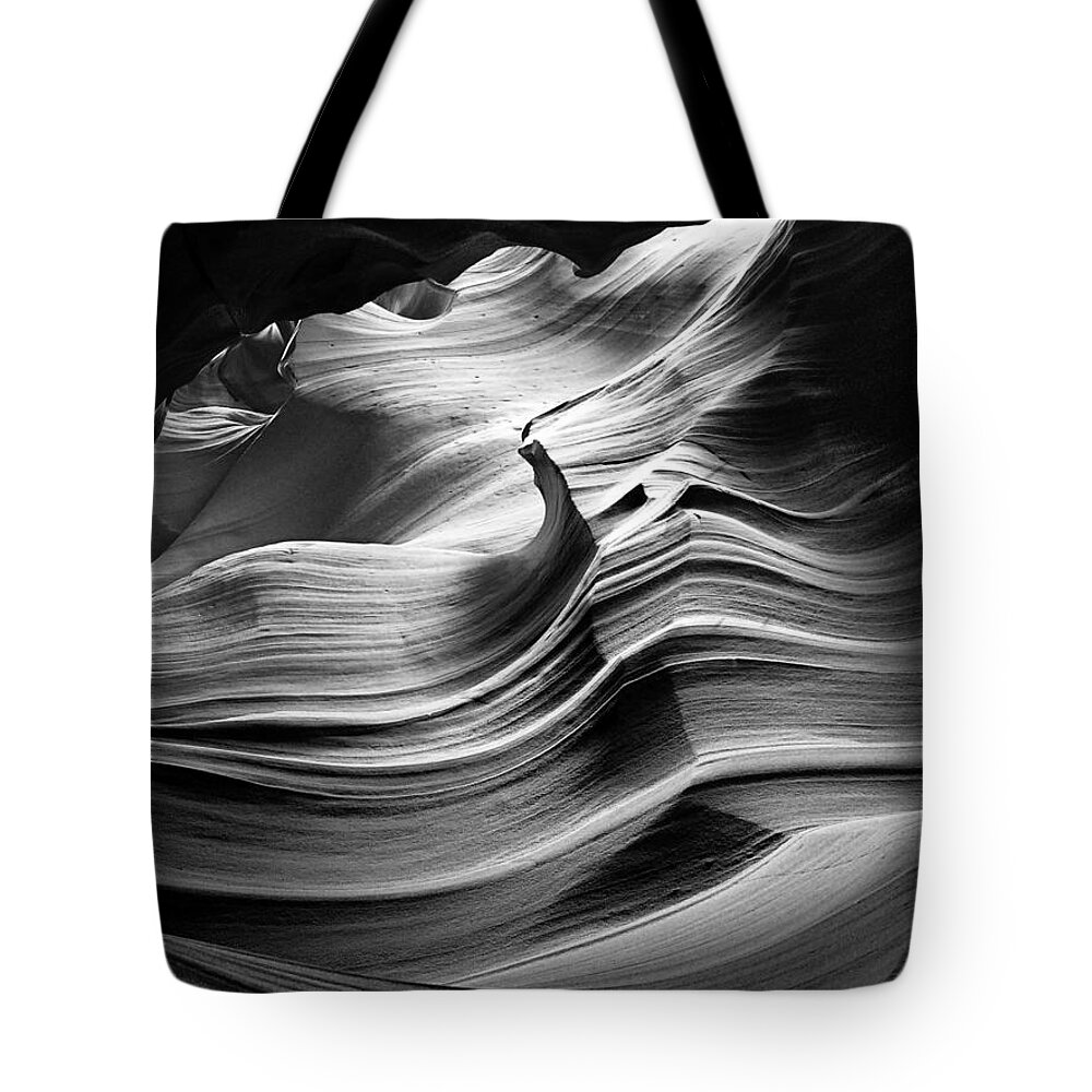 Antelope Canyon Az Tote Bag featuring the photograph Sandstone Wave by Lucinda Walter